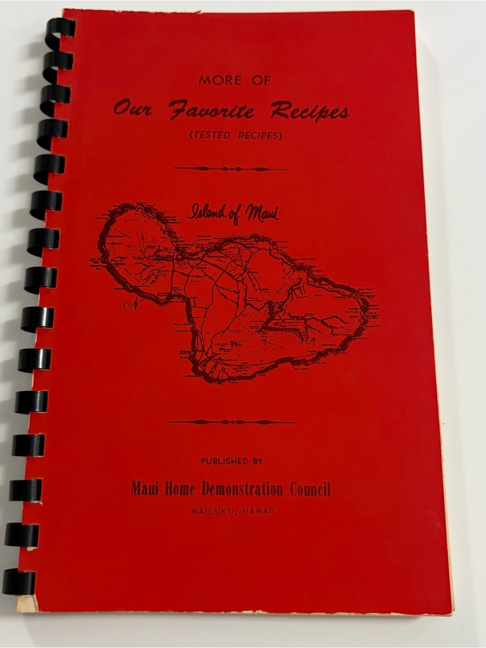 Vintage 60’s Island of Maui Hawaii Recipe Book "Our Favorite Recipes"